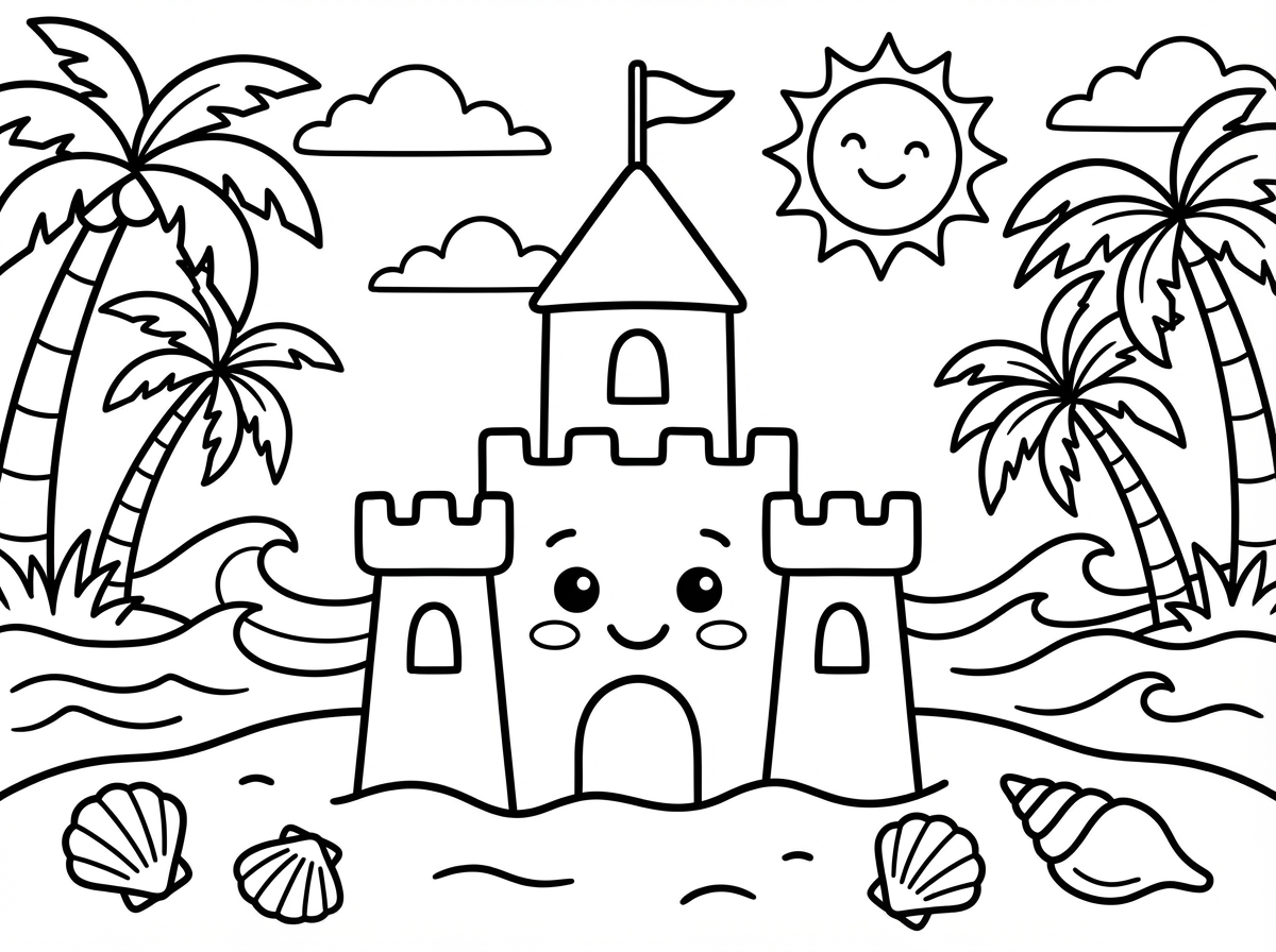 נא להמיר את התמונה הבאה לציור ולהוסיף רקע של חוף הים