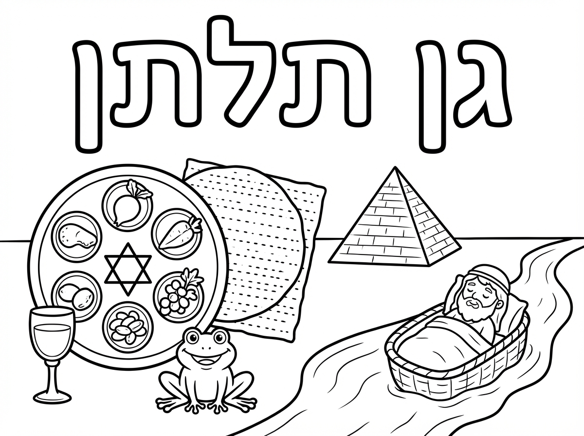 צריכה דף כריכה לחוברת עבודה לחופש פסח לכן תלתן