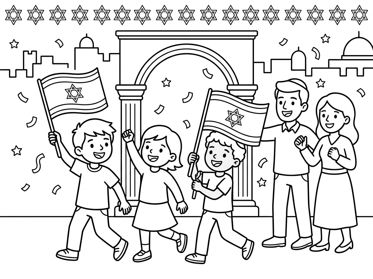 היי
אשמח שתיצור לי דף צביעה ליום העצמאות למדינה