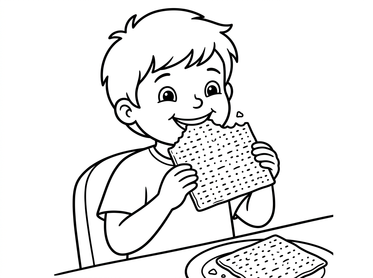 מצה מרובעת שילד אוכל