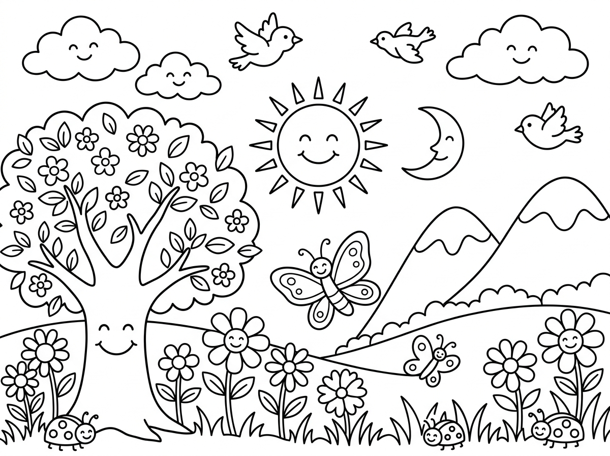 ציור יפה לכבוד ראש חודש ניסן.