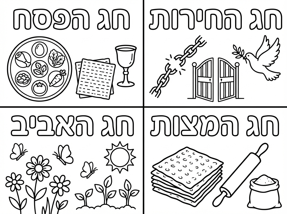 חלק אותו ל 4 חלקים שווים עם קו