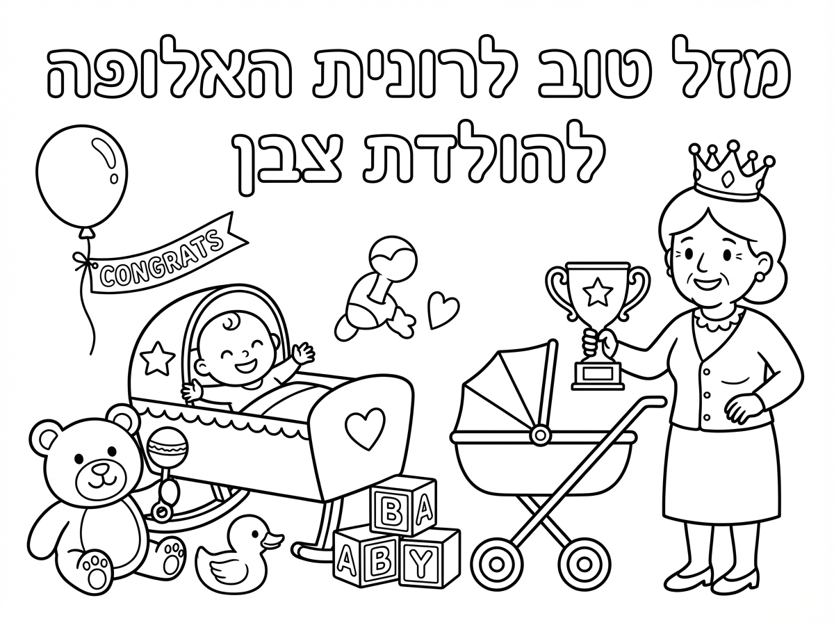 אפשר לרשום מזל טוב לרונית האלופה להולדת צבן.