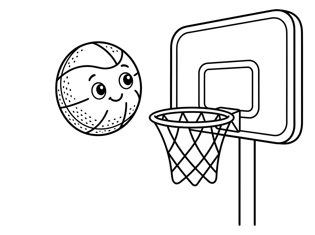 הייי תצייר לי כדורסל וסל