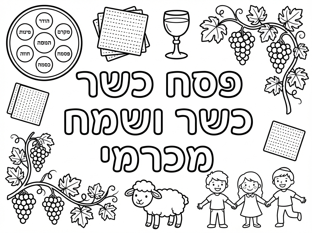 לכתוב פסח כשר ושמח מכרמי