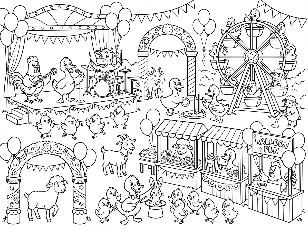 אהבתי את הציורים של חיות כשרות בסגנון קריקטורה שהכנת לי אתמול. תכין לי עוד בסדרה