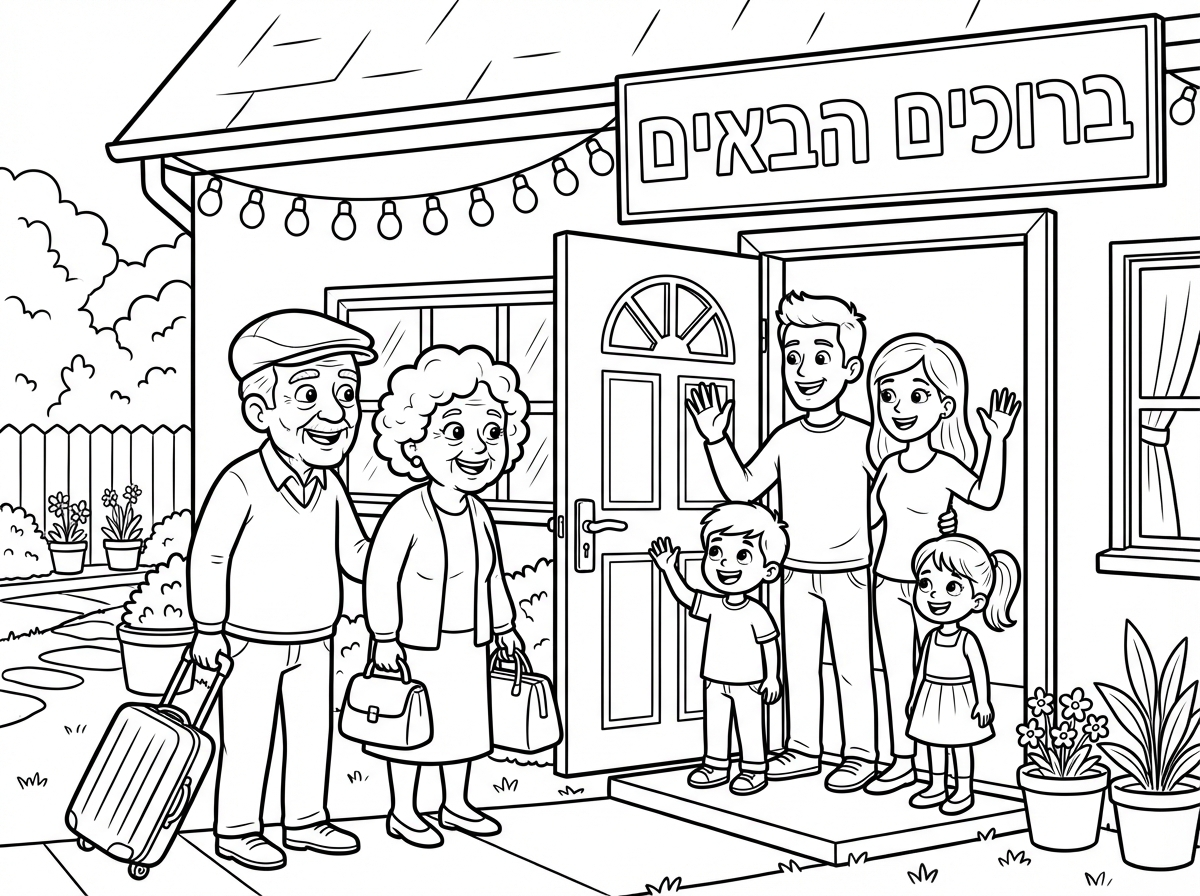 את הציור הזה אבל עם האנשים מהתמונה הזאת