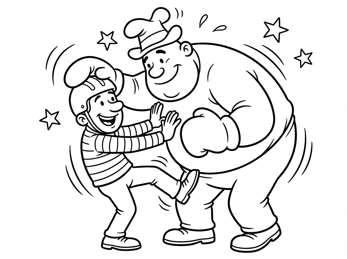 עכשיו שהוא יריב מכות עם מישהו יותר חזק ממנו