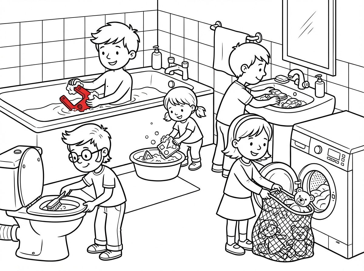 מדהים! אבל לילד הממושקף נעלמו הפיאות והמשקפיים, וגם את הילדה הגדולה לא רואים...