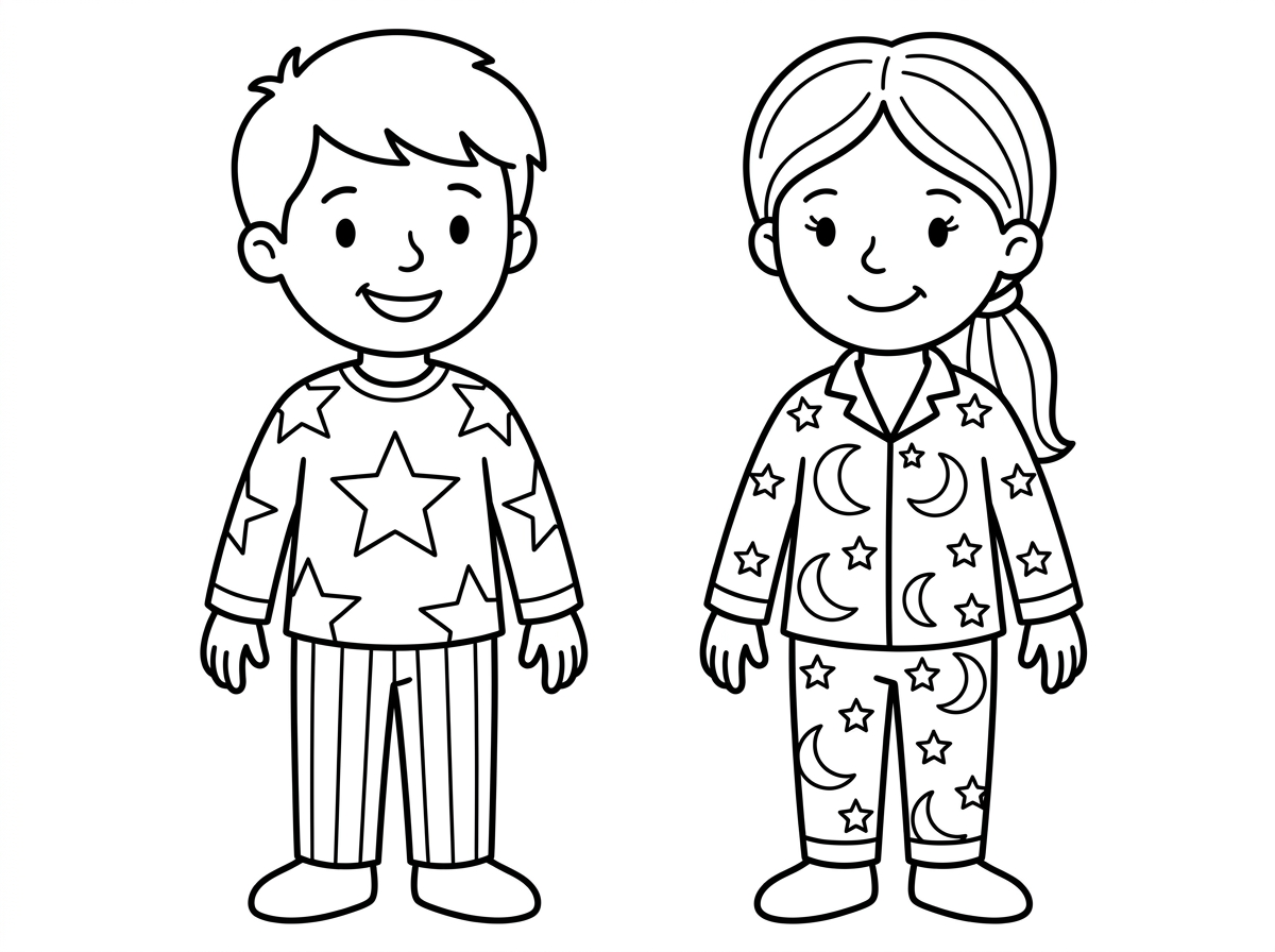 Scott Karen and pajama.