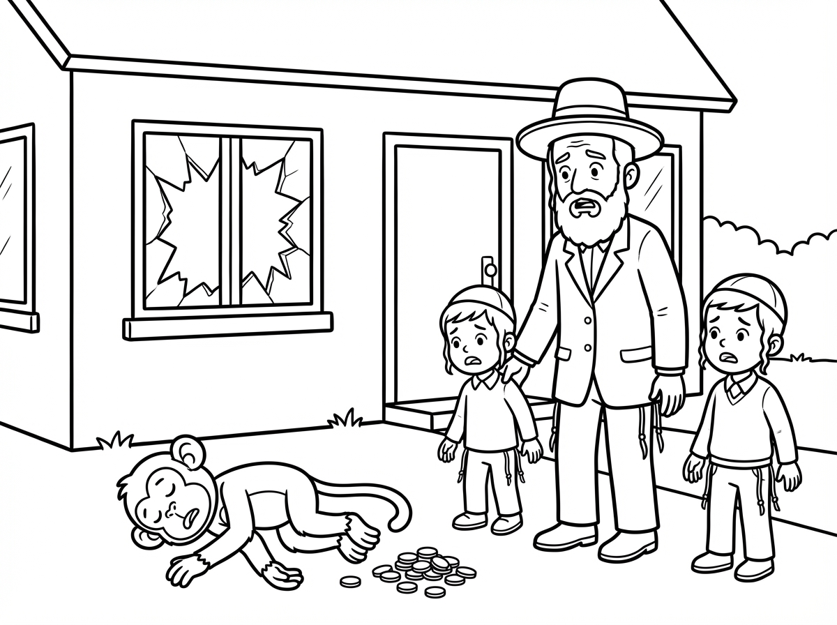 הקוף שיראה מת