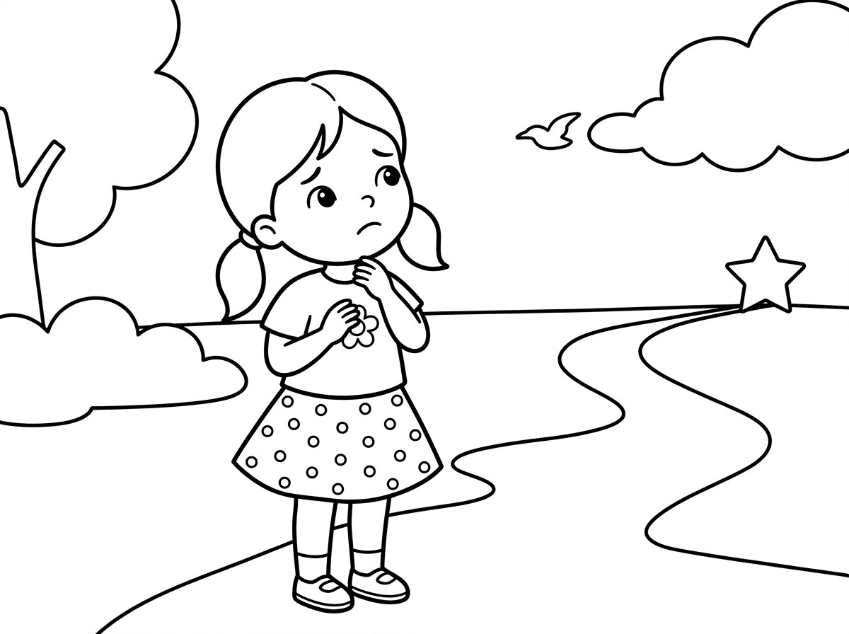 אותה ילדה אבל עם חצאית/שמלה