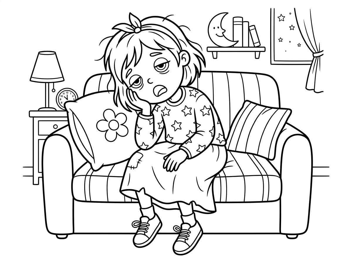 היא נראית מבוגרת ולא עייפה. בבקשה ילדה צעירה