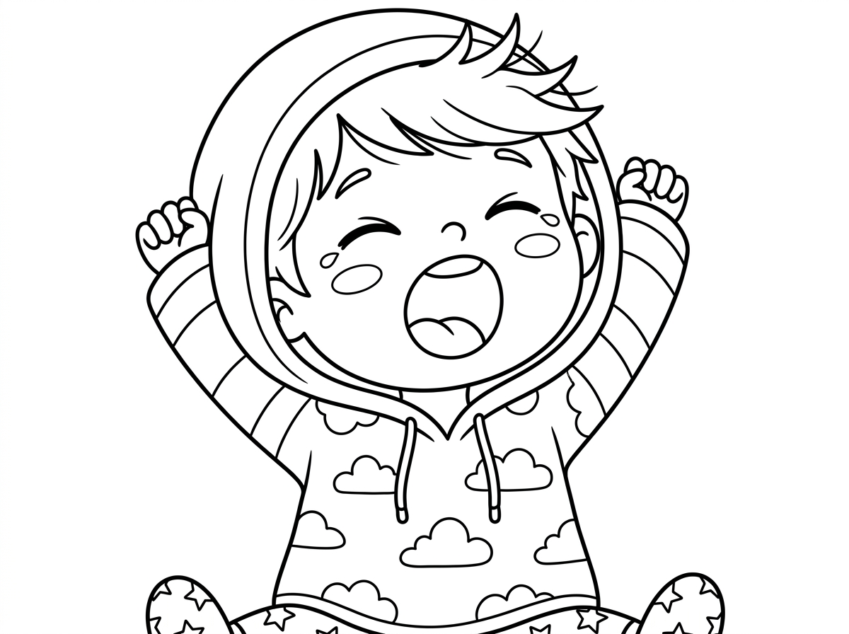 אולי ילד מפהק?