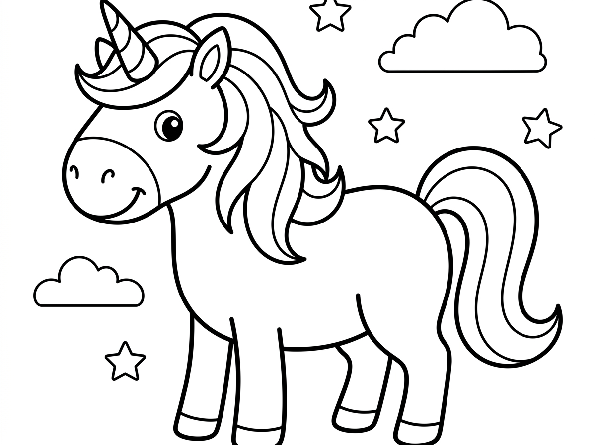 תמונות של חד קרן להדפסה