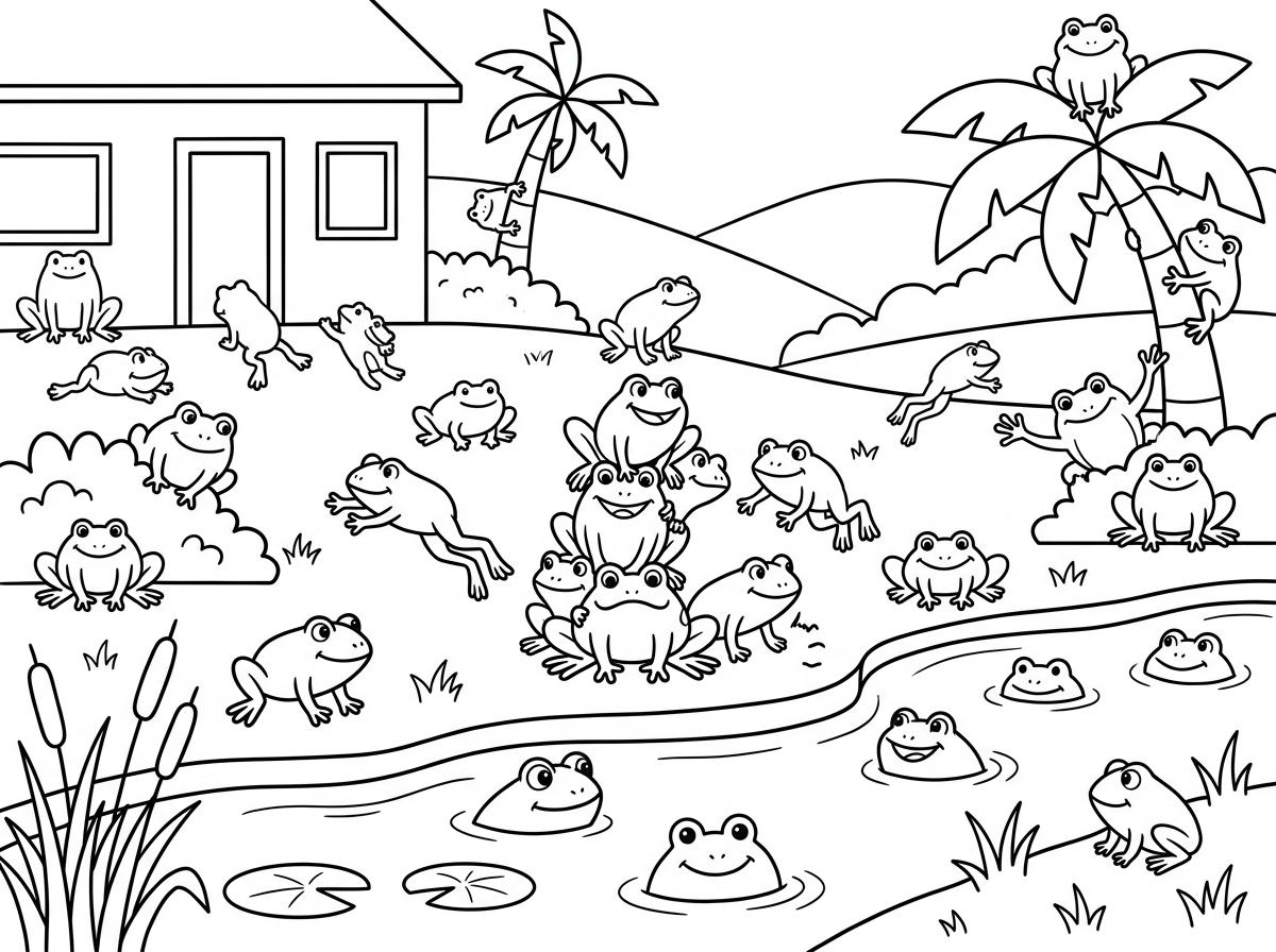 שלח לי ציור של מכת צפרדע