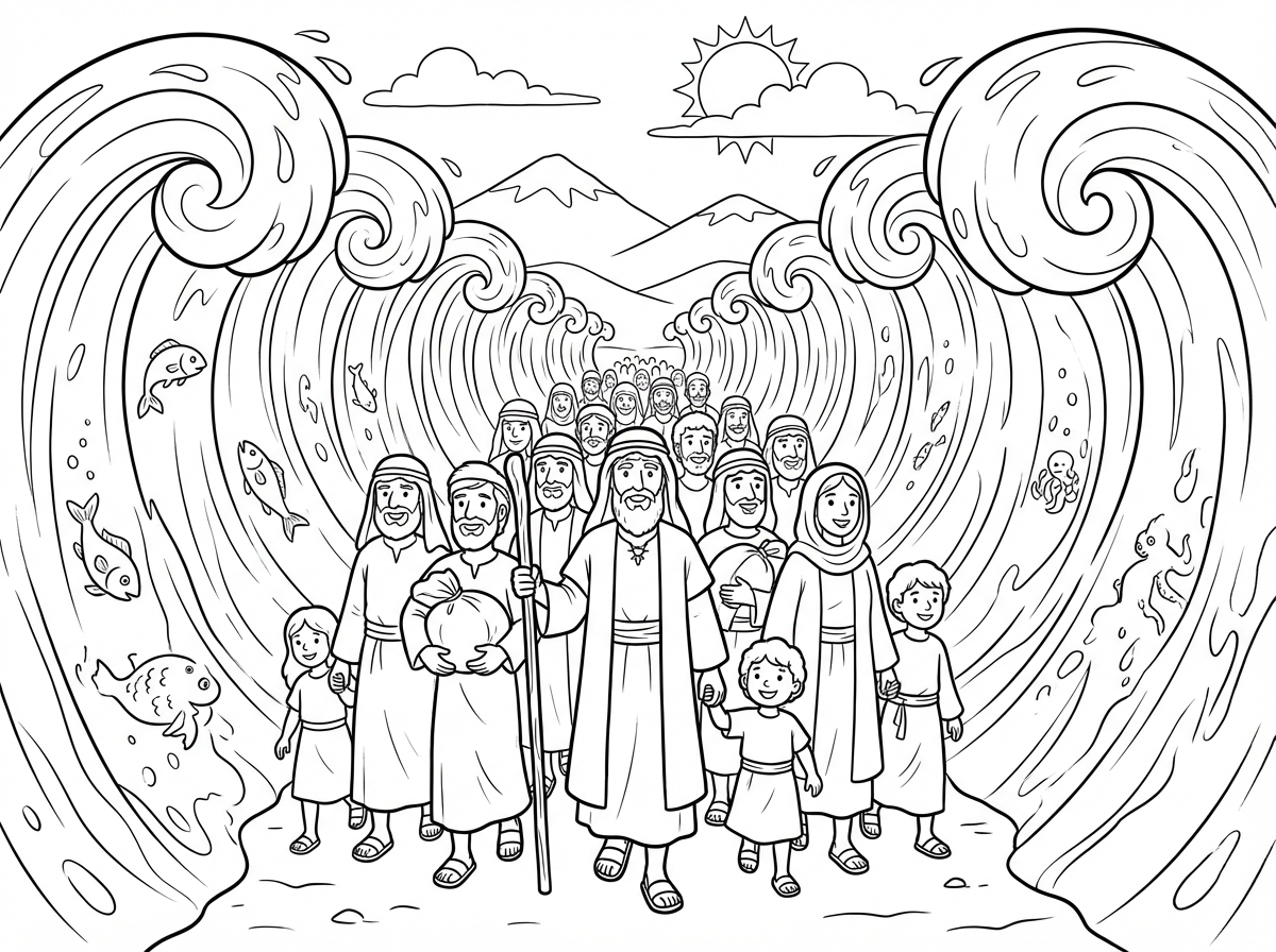 בוא נעשה ציור של יציאת מצריים