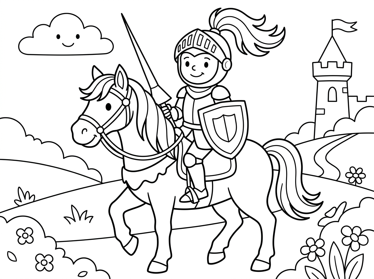 אביר על סוס לבן