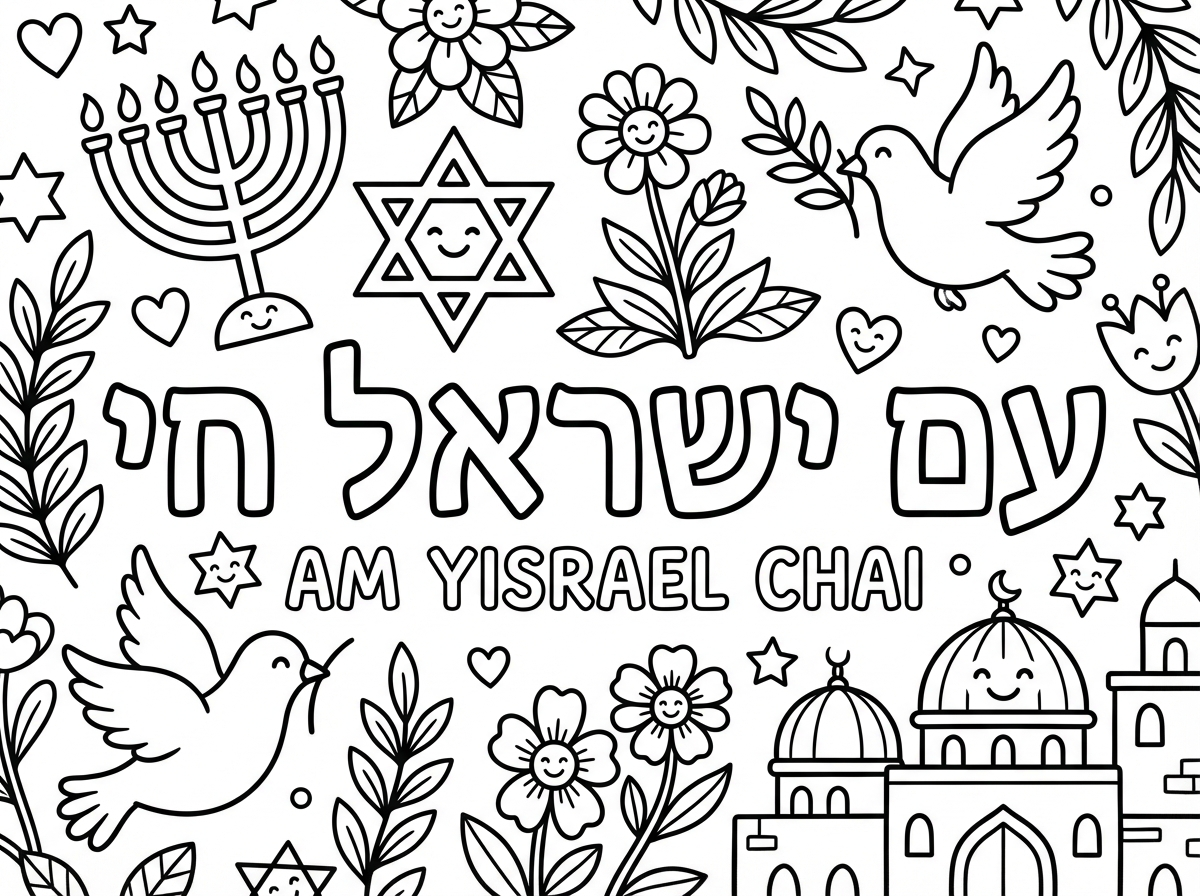 ציור של עם ישראל חי