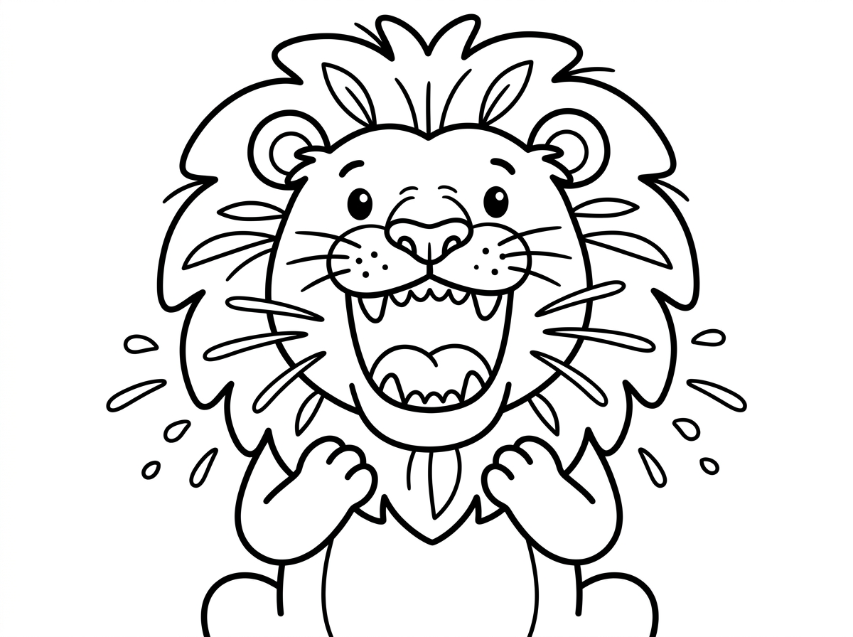 ציור של שאגת האריה