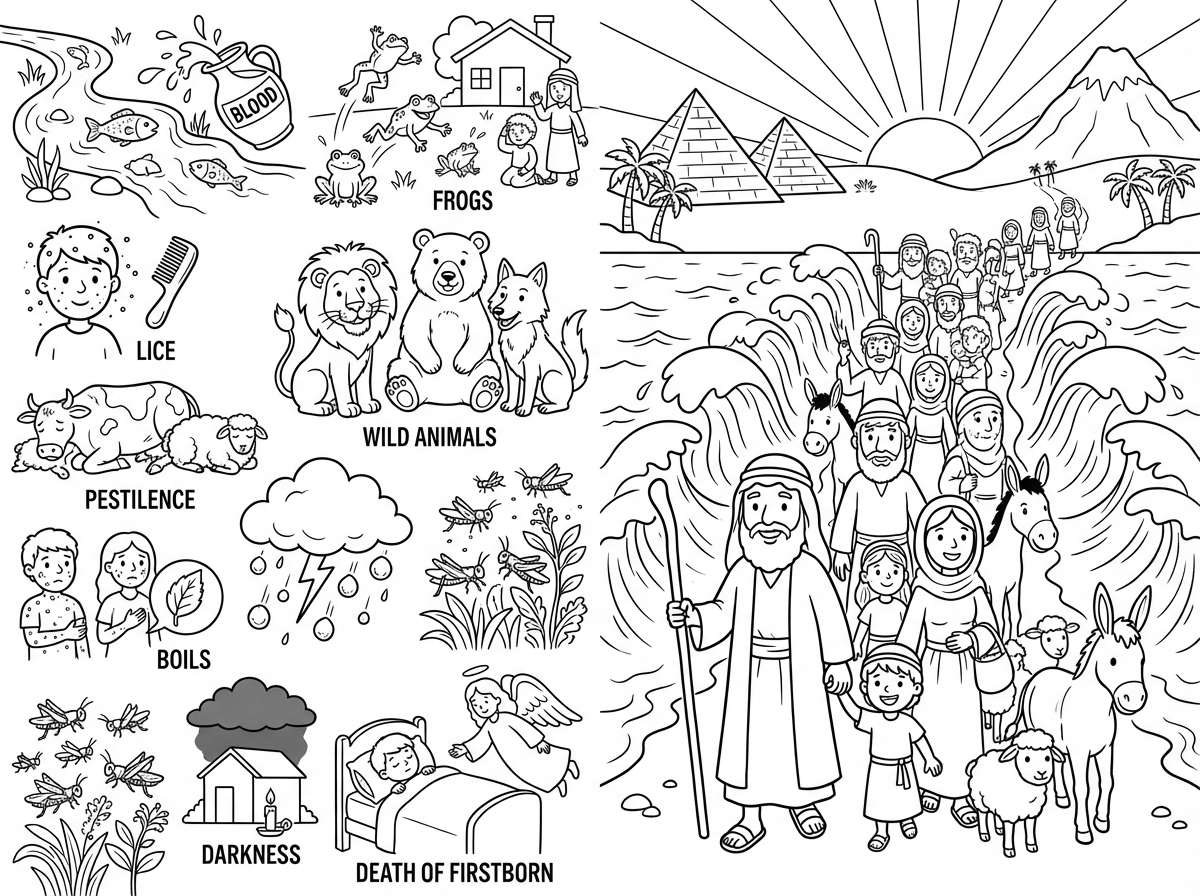 חסר לך מכת דבר מכת ארוב מכת חושך ומכת בכורות.