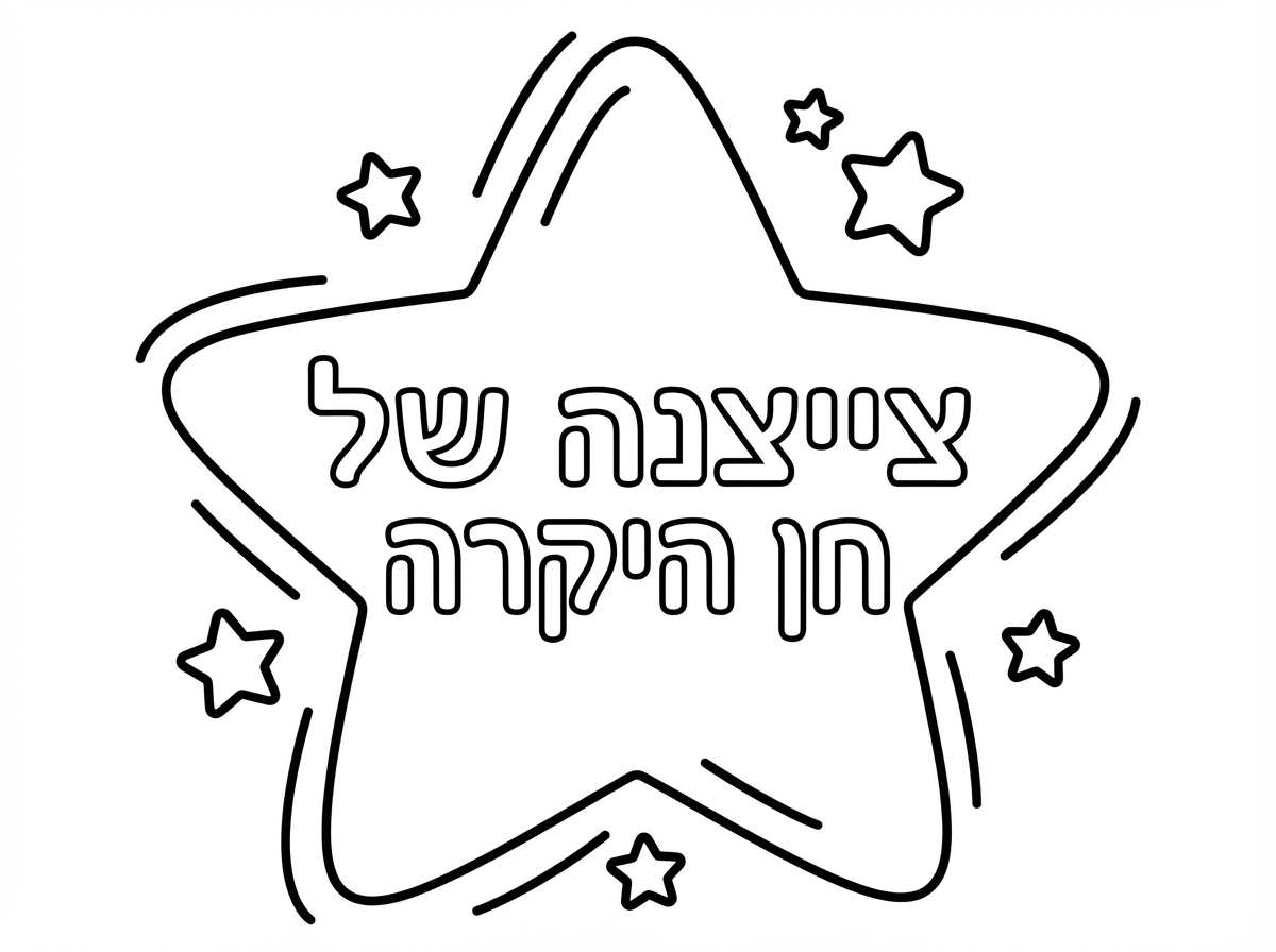 צייצנה של חן היקרה, אני רוצה שתעשה כוכב. שתכתוב את זה בתוך כוכב. שתכתוב את זה בתוך כוכב, בסדר?