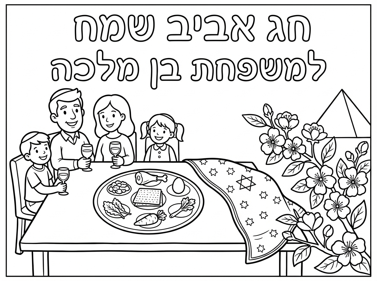 חג אביב שמח למשפחת בן מלכה