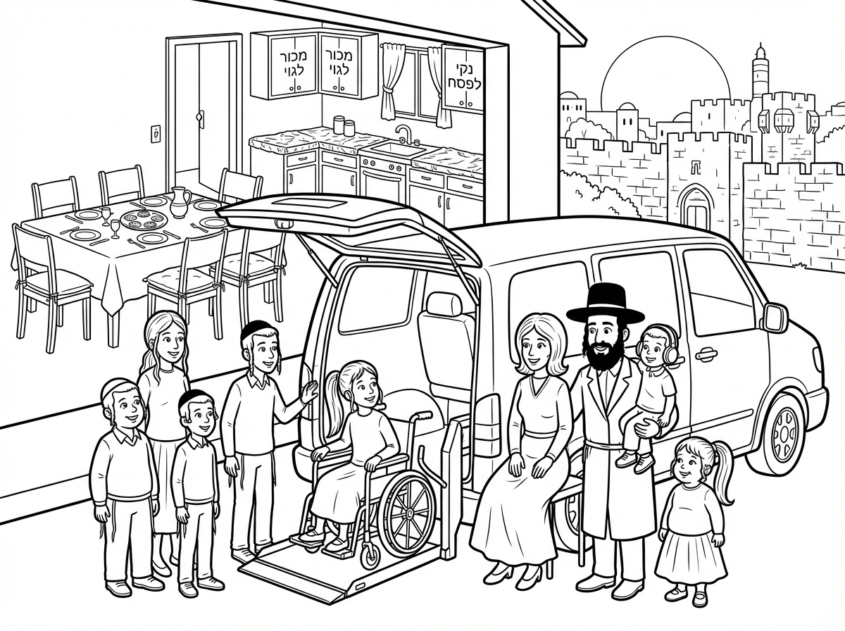 יפה ללא שאבא שם יד על אמא