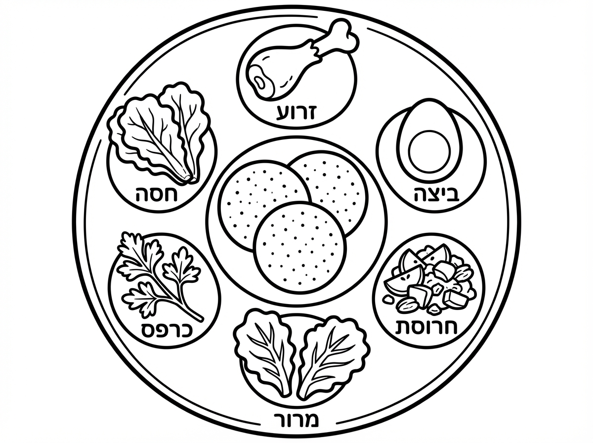 לפי חבד מצה עגולה

גרון- זה חלק מהעוף הצוואר של התרנגול
אוכלים עלי חסה פעמיים בקערת הסדר