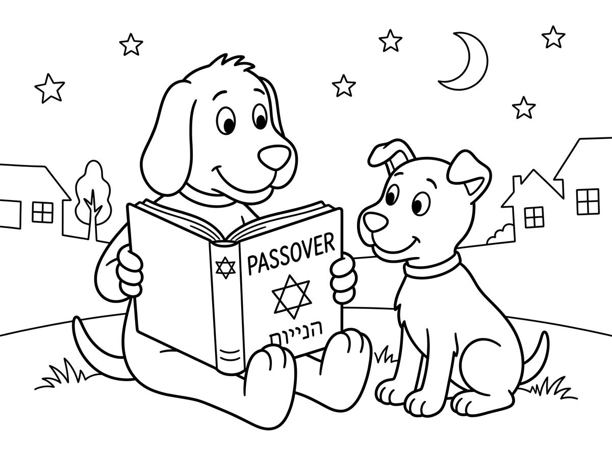 Go dog go יושבים בלילה הספר פסח