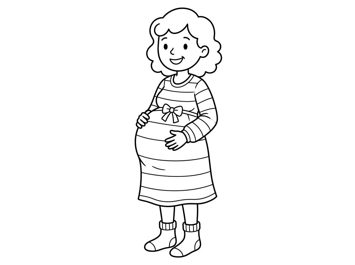 תעשה לי תמונה של אישה בהריון