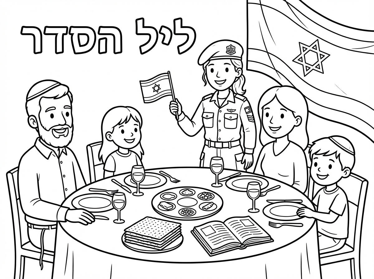 להוריד מהתמונה את החנוכיה
ולהוסיף דגל ישראל וחייל צהל
