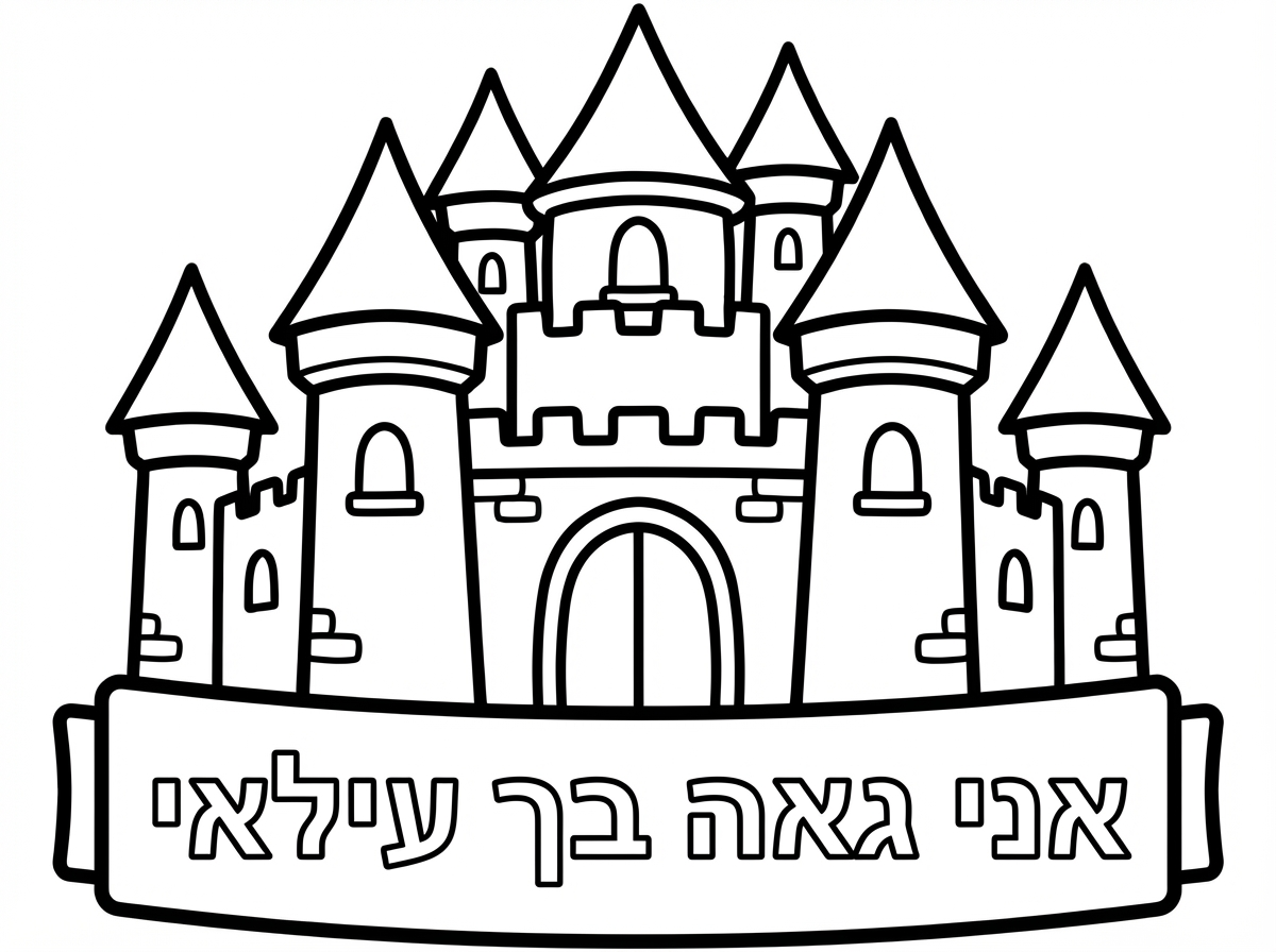 ציור של ארמון שאפשר לעשות בפלסטלינה
לכתוב אני גאה בך עילאי