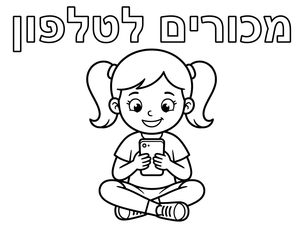 תעשה אותה את הילדה בטלפון ו תוסיף כיתוב מכורים לטלפון