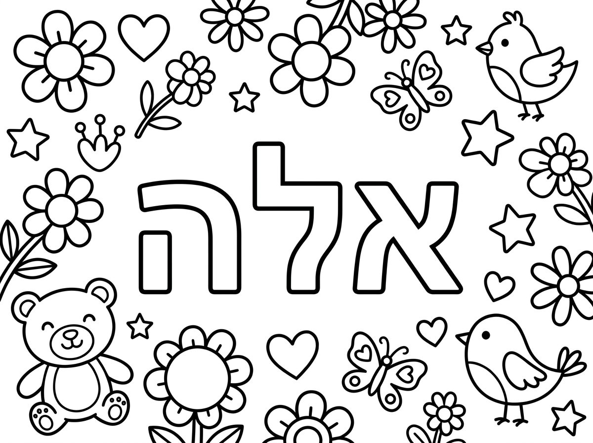 אני רוצה שם של ילד בקווים 
השם 
אלה
