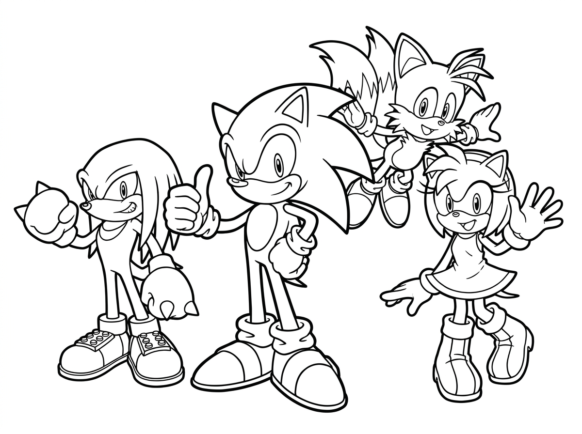 Sonic and frends