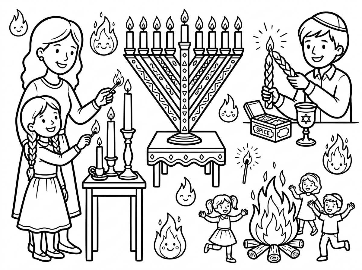 אני רוצה מצוות האש עם חנוכיה משוחשת ונרות שבת לאם ולבת פלוס כל המצוות שיש לטש