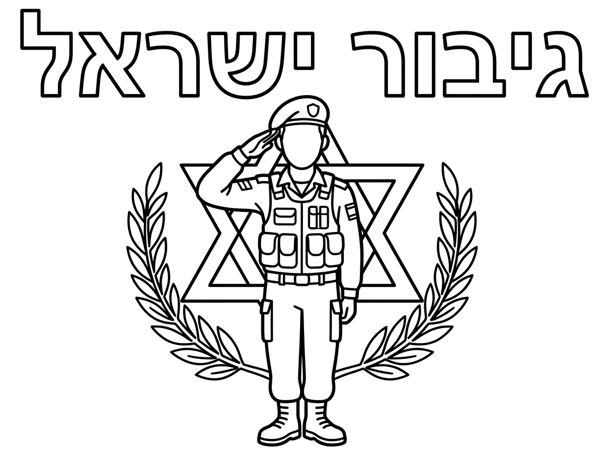 אותה תמונה רק לרשום גיבור ישראל