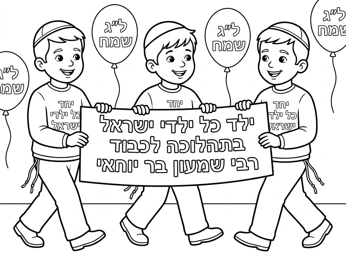 עכשיו כזה בדיוק
עם שלושה ילדים עם כיפות חלקות
וחוטי ציצית במכנסיים
