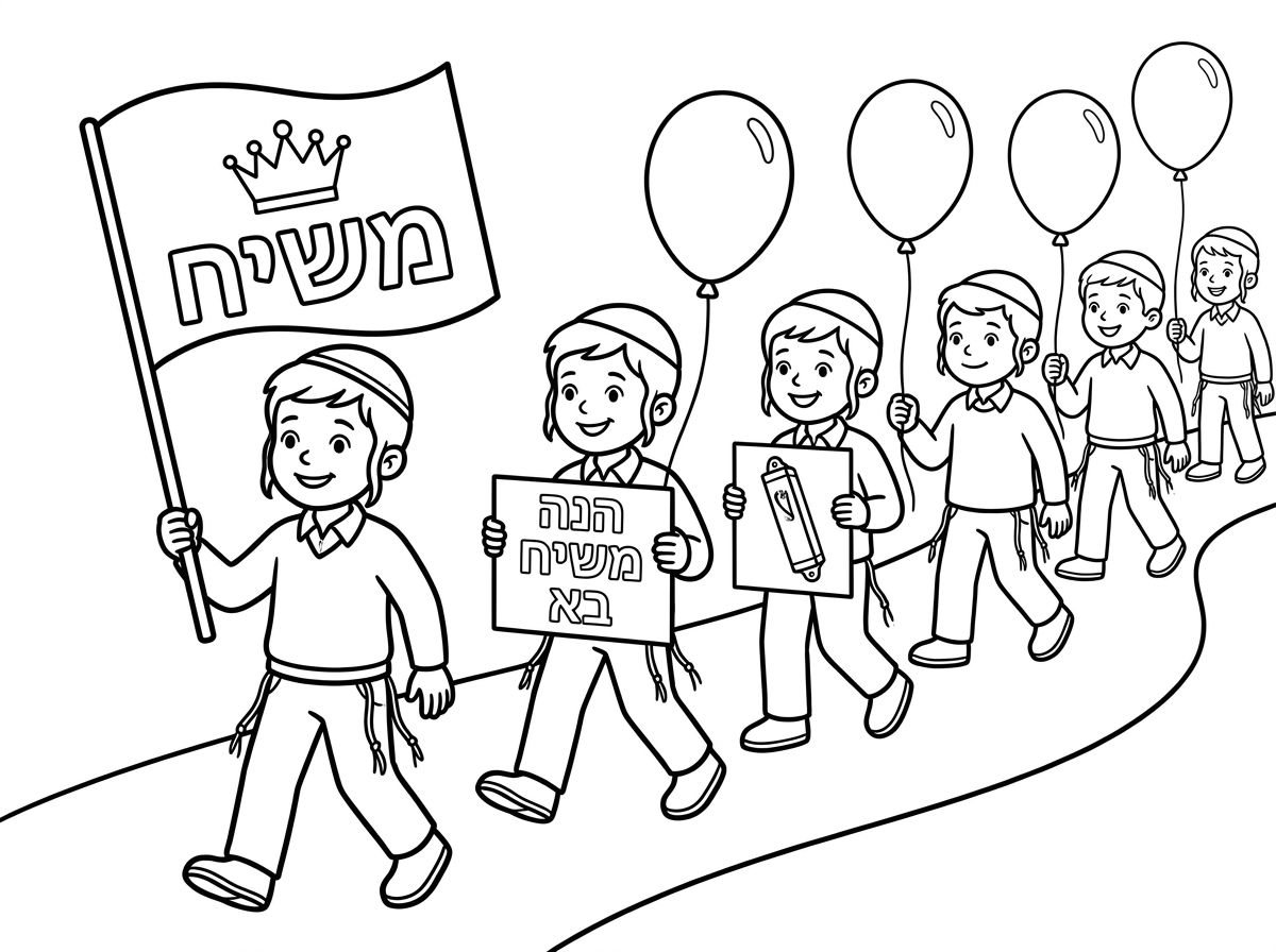 לא להוריד את הבנות מהתמונה. תמונה רק של בנים ו להשאיר את כל השלטים וכל אחד מחזיק רק בלון אחד. בלי בנות.