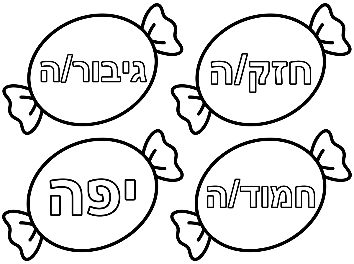 אפשר שיהיה יותר מקום להדביק מדבקות? ושיהיה פחות קישוטים בפנים הסוכריה