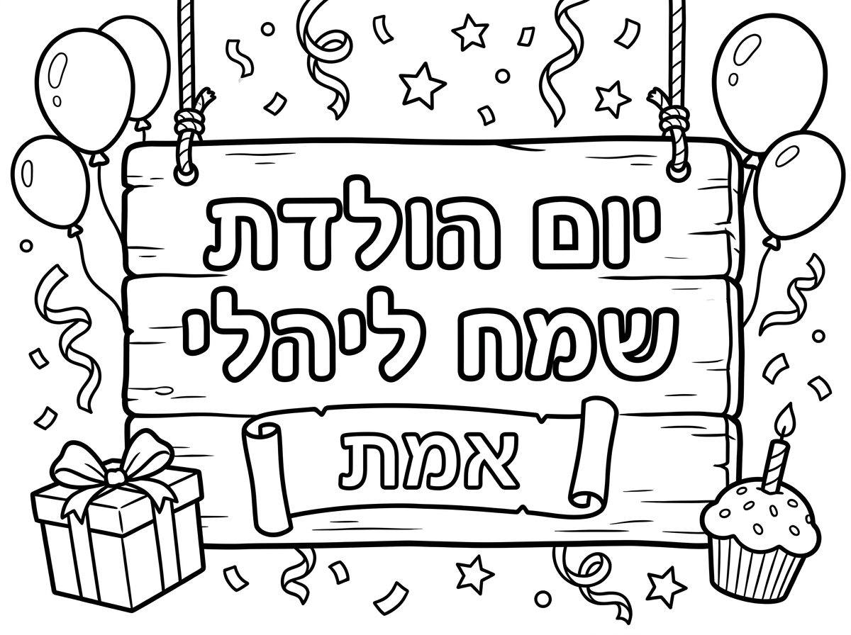 קידו קידו קידו קידו לא לא, אני התכוונתי לשלט אחד שכתוב עליו יום הולדת שמח ליהלי עם ע' ולא עם א' ושכתוב עליו אמת והשלט השני זה בדף אחר, כתוב עליו משלה. בסדר?