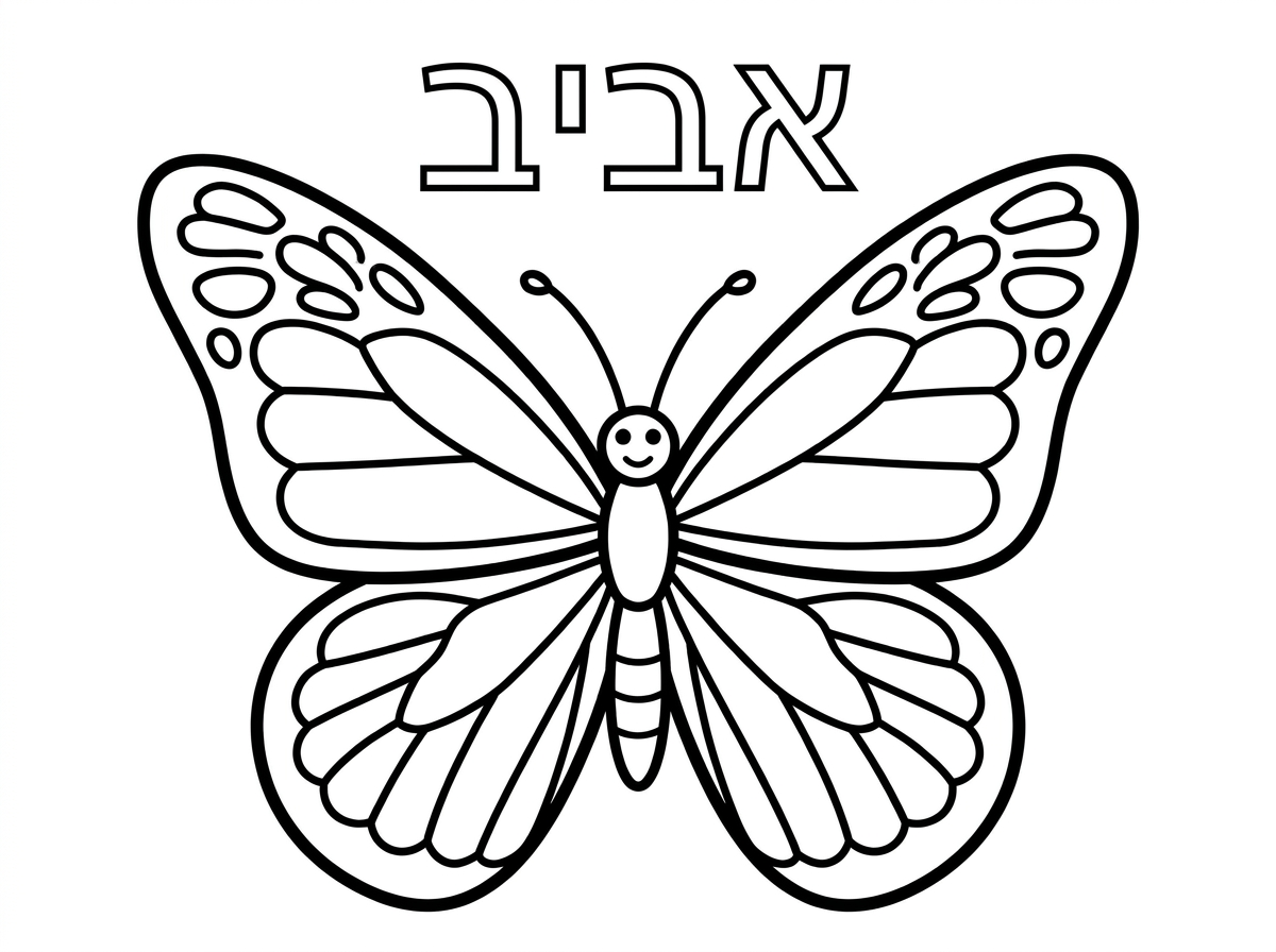 את המילה אביב תשים בתור כותרת ולא על הפרפר