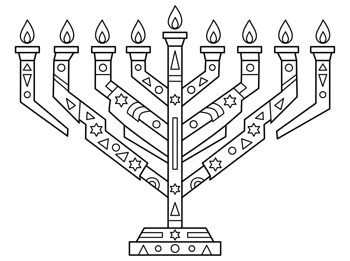 תעשה למנורה קנים ישרים ולא עגולים