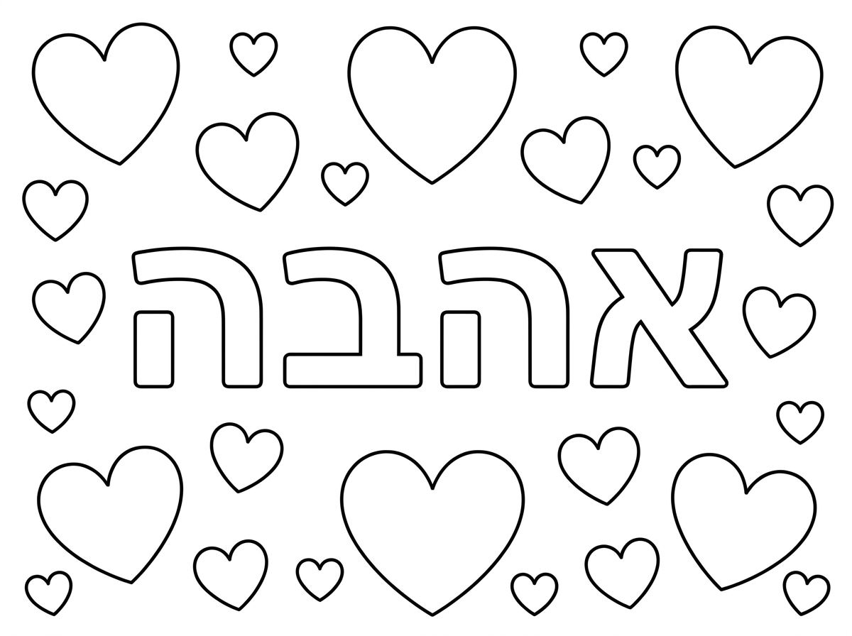 תכתוב לי בדף אהבה ומסביב הרבה לבבות לא צפוף מידי