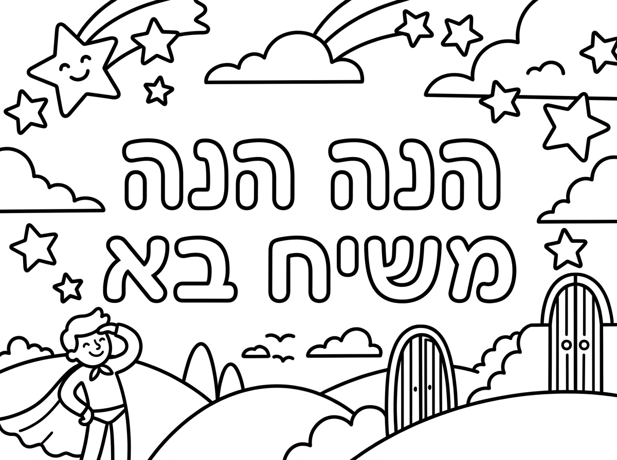 תודה רבה, האם אפשר לתקן את הכיתוב "הנה הנה משיח בא"