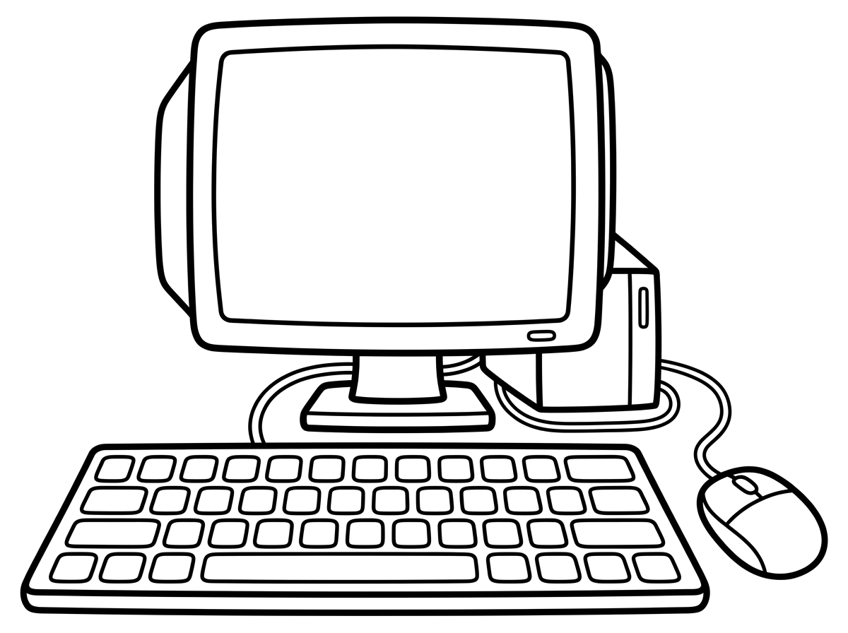 מור לי דף צבעה של מחשב ומקלדת 🖥