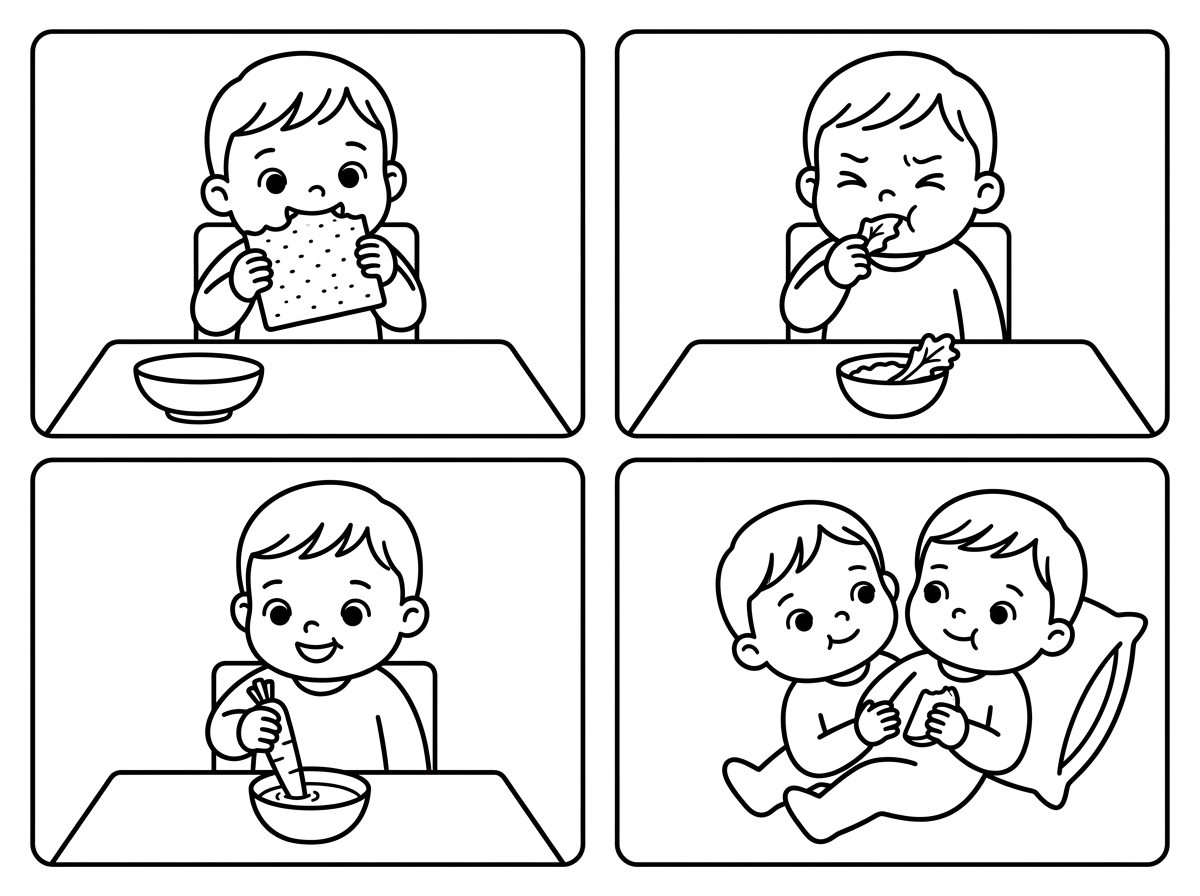 Four Questions of Passover for a 2-year-old