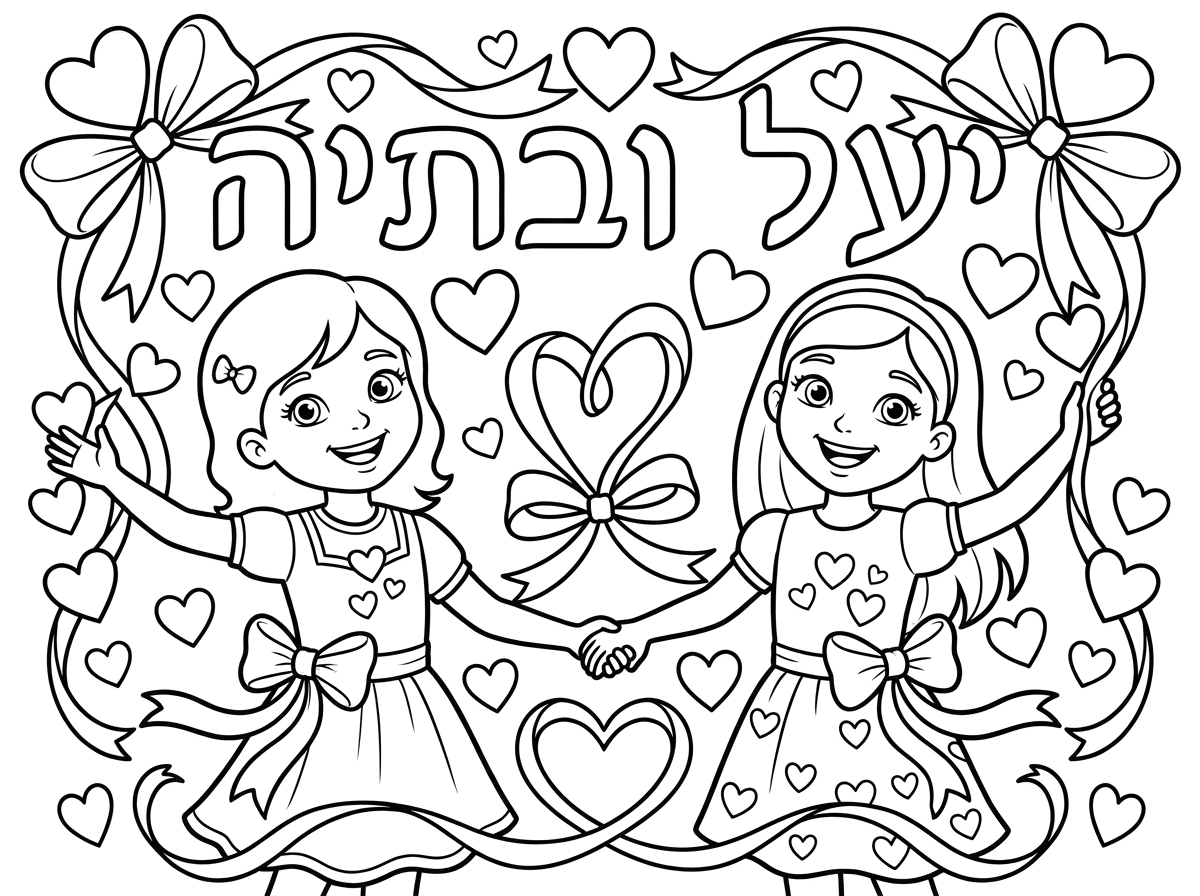 יעל ובתיה🎀🩷🎀🩷