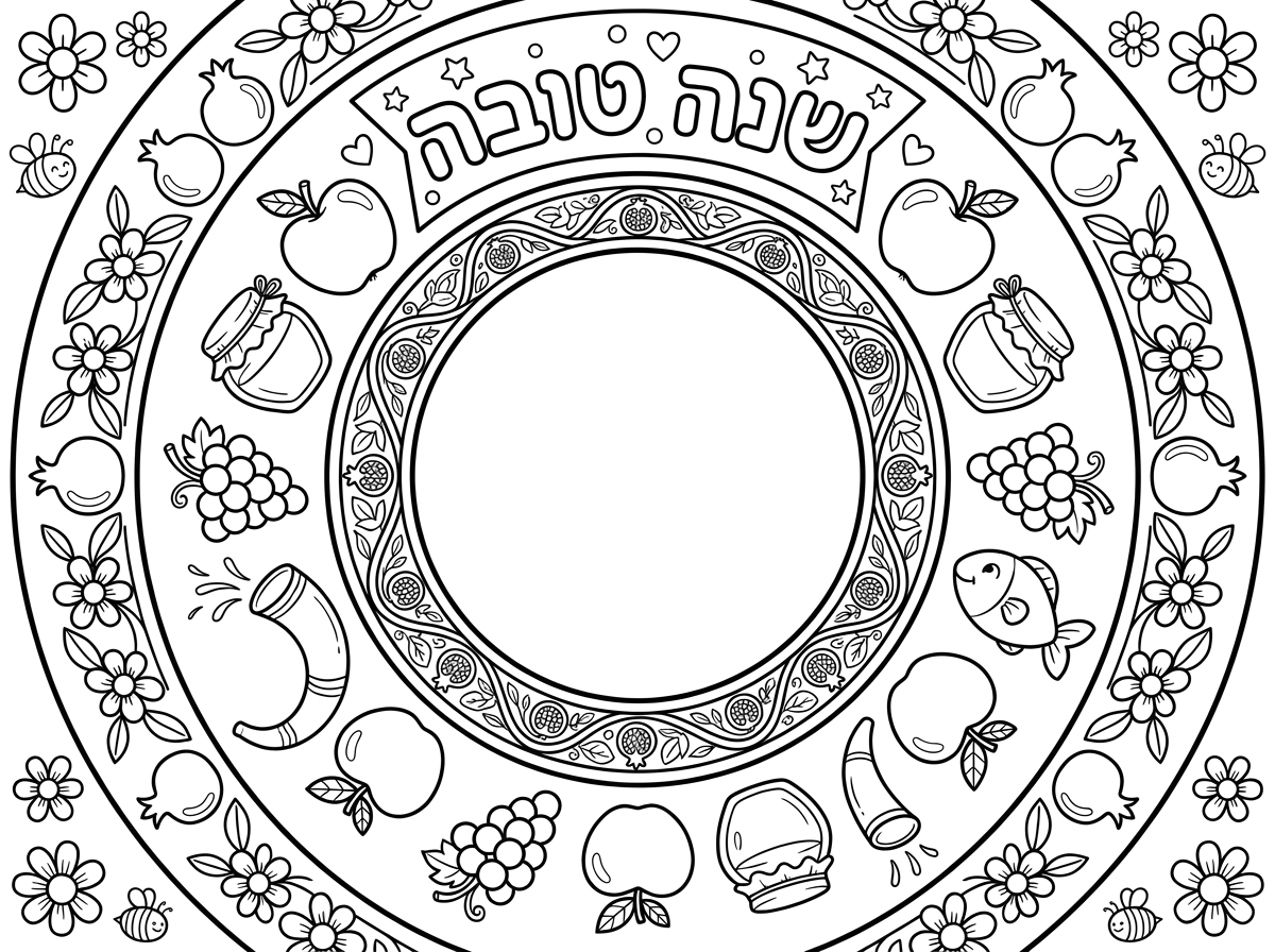 פליימנסט עגול לראש השנה